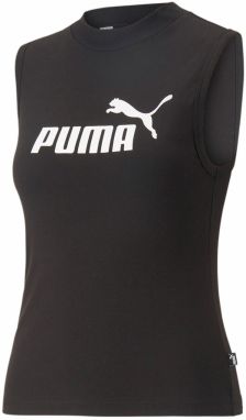 PUMA Športový top  čierna / biela