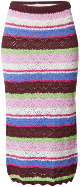 Monki Sukňa  nebesky modrá / svetlozelená / černicová / purpurová / biela