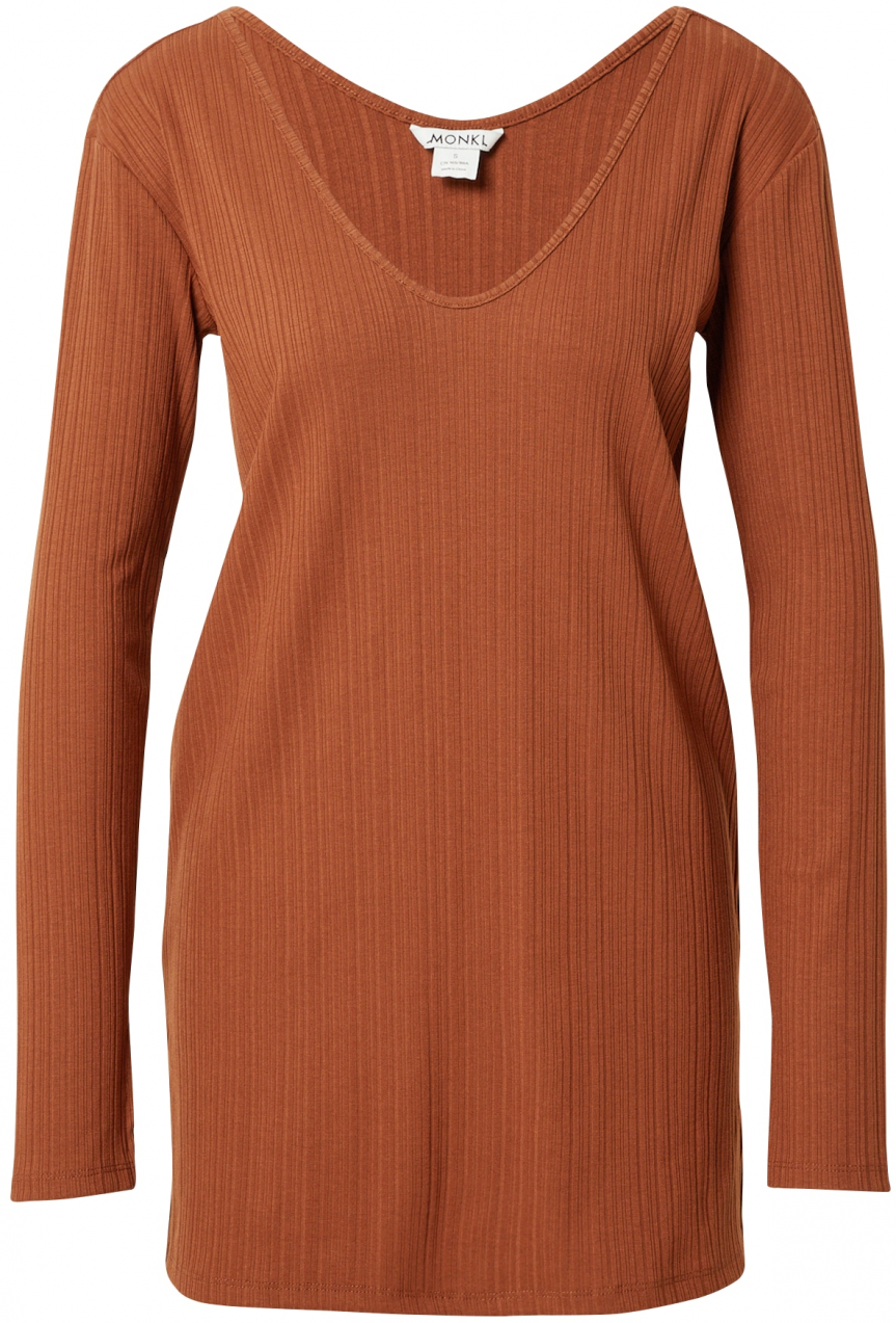 Monki Tričko  hnedá