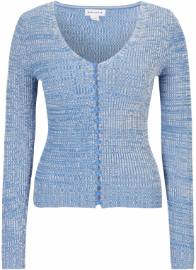 Warehouse Kardigán  svetlomodrá / biela