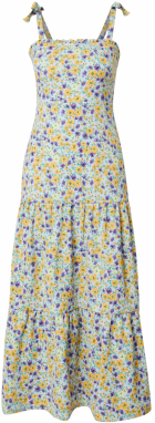Dorothy Perkins Letné šaty 'Ditsy'  zlatá žltá / petrolejová / levanduľová / svetlofialová