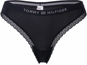 Tommy Hilfiger Underwear Tangá  svetlosivá / čierna