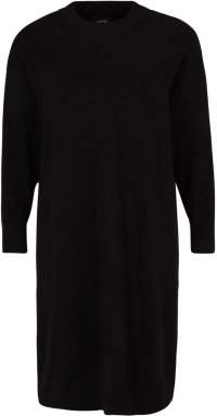 Monki Pletené šaty  čierna