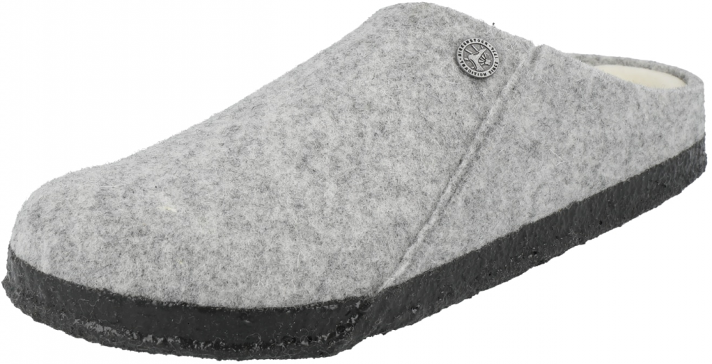 BIRKENSTOCK Papuče 'Zermatt'  svetlosivá / sivá melírovaná