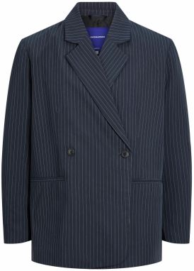 JACK & JONES Sako 'Peche'  námornícka modrá / šedobiela
