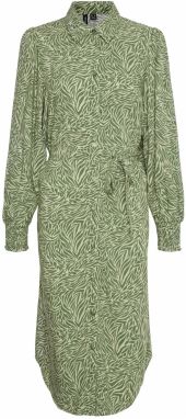 VERO MODA Šaty 'Sara'  pastelovo zelená / tmavozelená