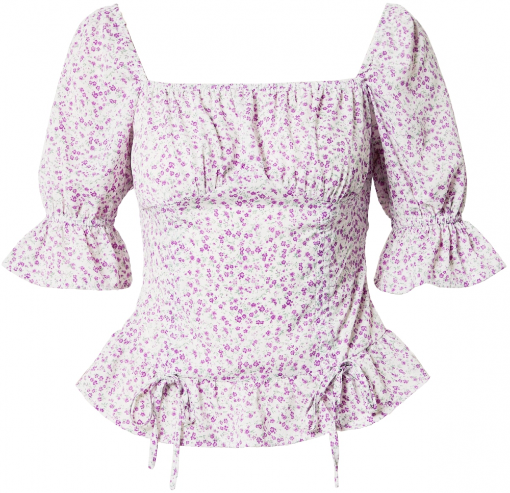 Dorothy Perkins Blúzka 'Ditsy'  krémová / svetložltá / svetlofialová