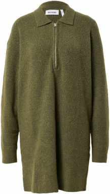 WEEKDAY Pletené šaty 'Nicki Pike'  zelená