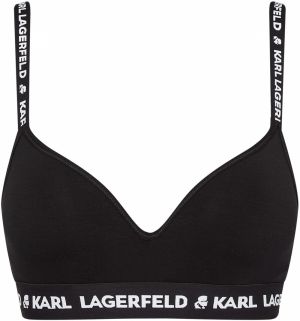 Karl Lagerfeld Podprsenka  čierna / biela