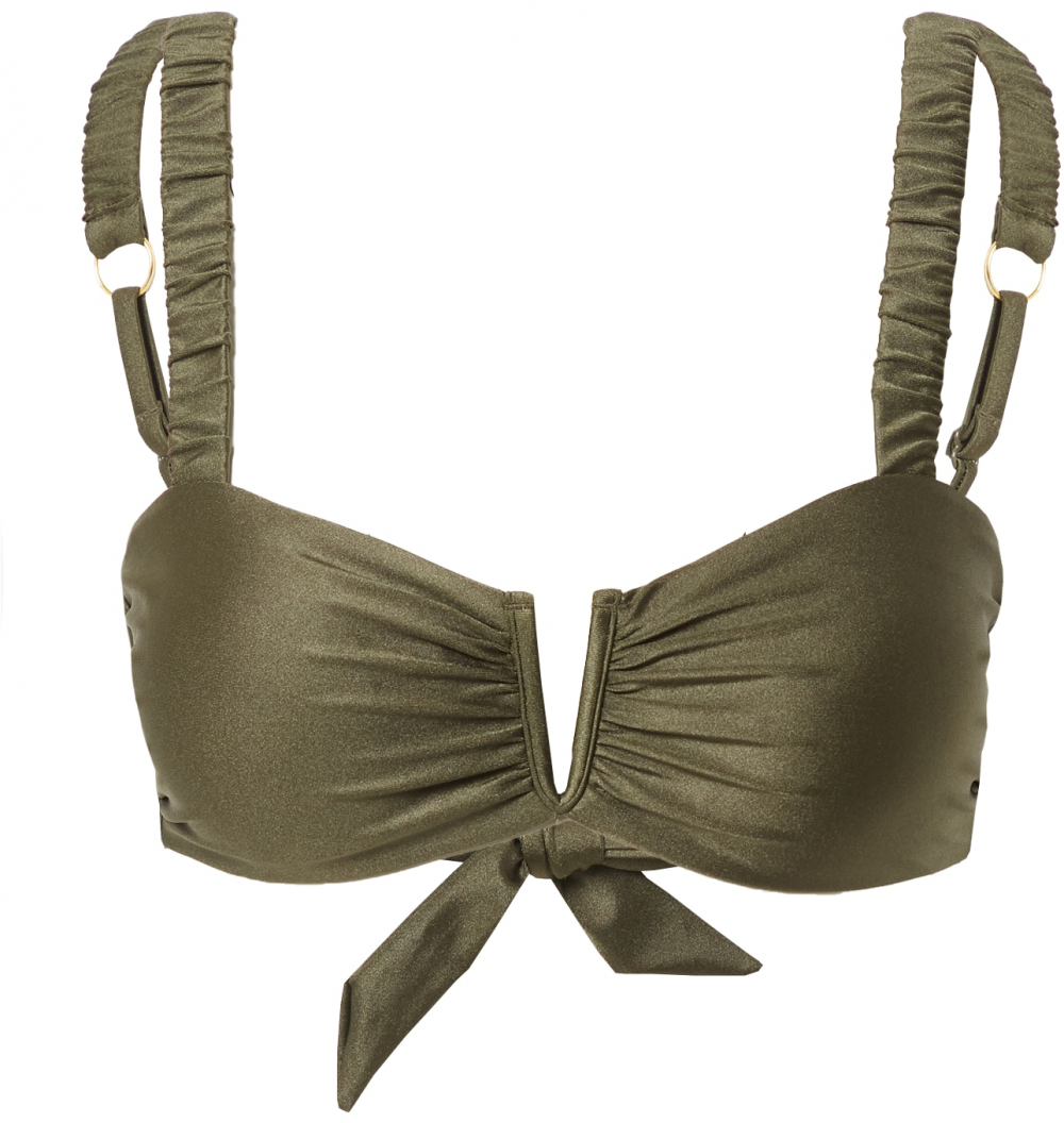 Hunkemöller Bikinový top  olivová