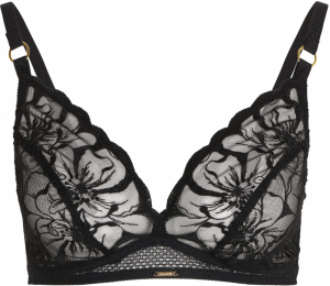 Chantelle Podprsenka 'FLEURS'  čierna