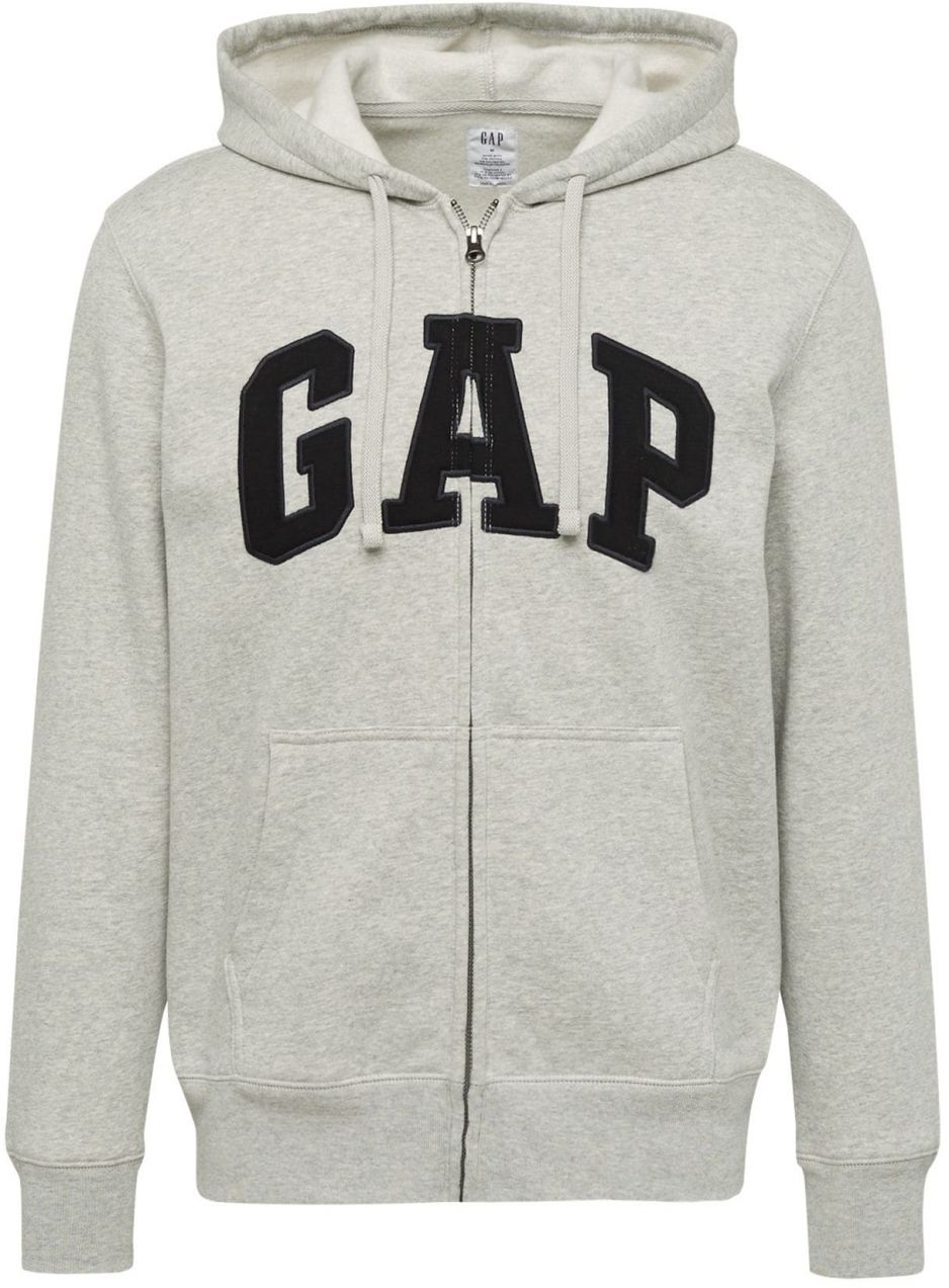 GAP Tepláková bunda  sivá melírovaná