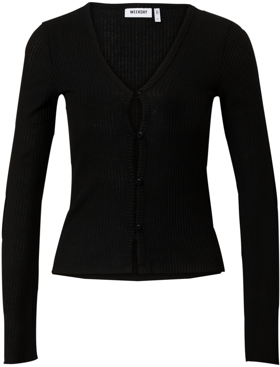 WEEKDAY Kardigán 'Anais'  čierna