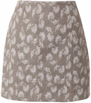 Samsøe Samsøe Sukňa 'ELIN'  béžová melírovaná / biela