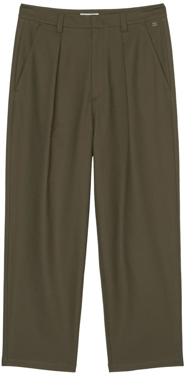 Marc O'Polo DENIM Plisované nohavice  kaki