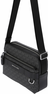Michael Kors Taška cez rameno  antracitová / čierna