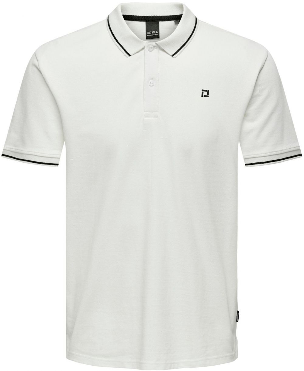 Only & Sons Tričko 'Fletcher'  čierna / biela