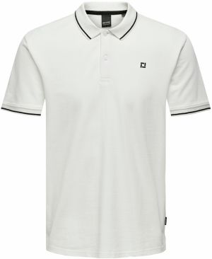 Only & Sons Tričko 'Fletcher'  čierna / biela