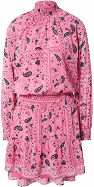 HUGO Košeľové šaty 'Kanai'  ružová / burgundská / biela