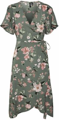 VERO MODA Šaty 'Saki'  kaki / jedľová / púdrová / staroružová