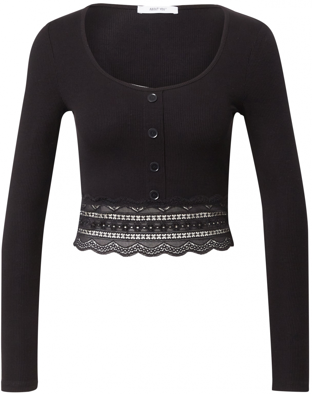 ABOUT YOU Tričko 'Ivana'  čierna