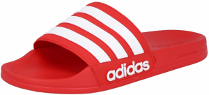 ADIDAS SPORTSWEAR Šľapky 'Adilette'  červená / biela