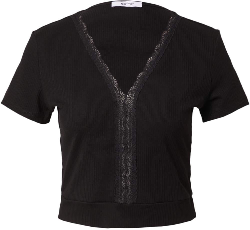 ABOUT YOU Tričko 'Emely'  čierna