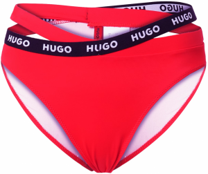 HUGO Bikinové nohavičky  svetločervená / čierna / biela