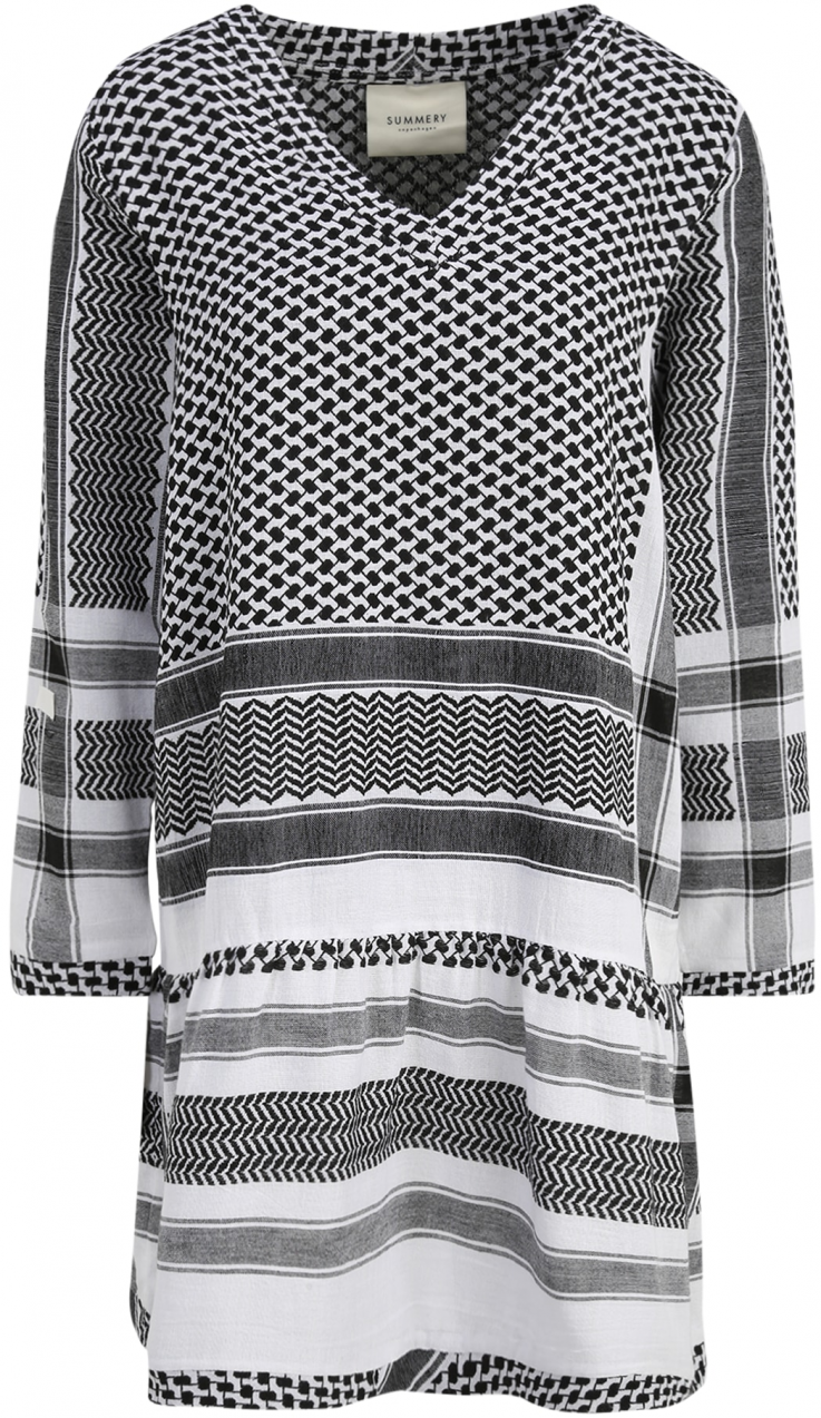 Summery Copenhagen Šaty  čierna / biela