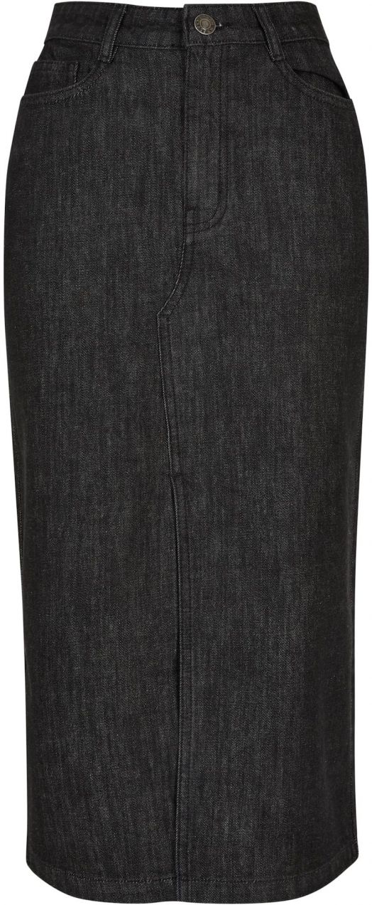 Urban Classics Sukňa  čierny denim