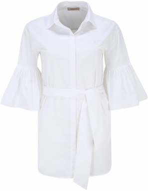 Twinset Košeľové šaty  biela