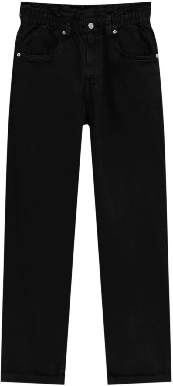Pull&Bear Nohavice  čierny denim