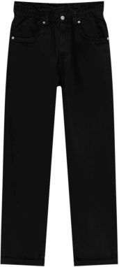 Pull&Bear Nohavice  čierny denim
