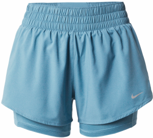 NIKE Športové nohavice  vodová / sivá