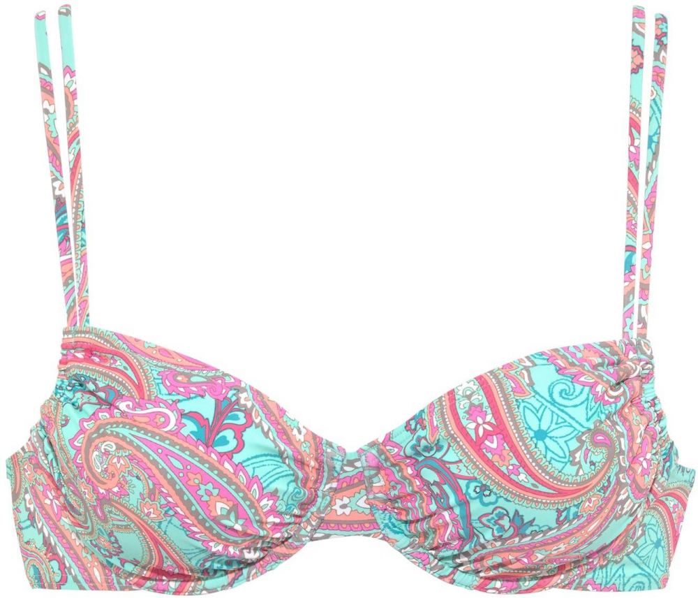 VENICE BEACH Bikinový top  vodová / marhuľová / ružová / biela