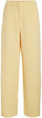 VILA Nohavice 'Kamma'  pastelovo žltá