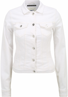 Only Tall Prechodná bunda 'TIA'  biely denim