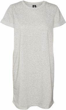 VERO MODA Šaty 'SASHA MILLA'  svetlosivá