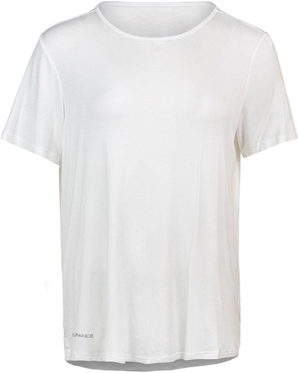 ENDURANCE Funkčné tričko 'Siva'  striebornosivá / biela