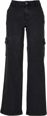 Urban Classics Rifľové kapsáče  čierny denim