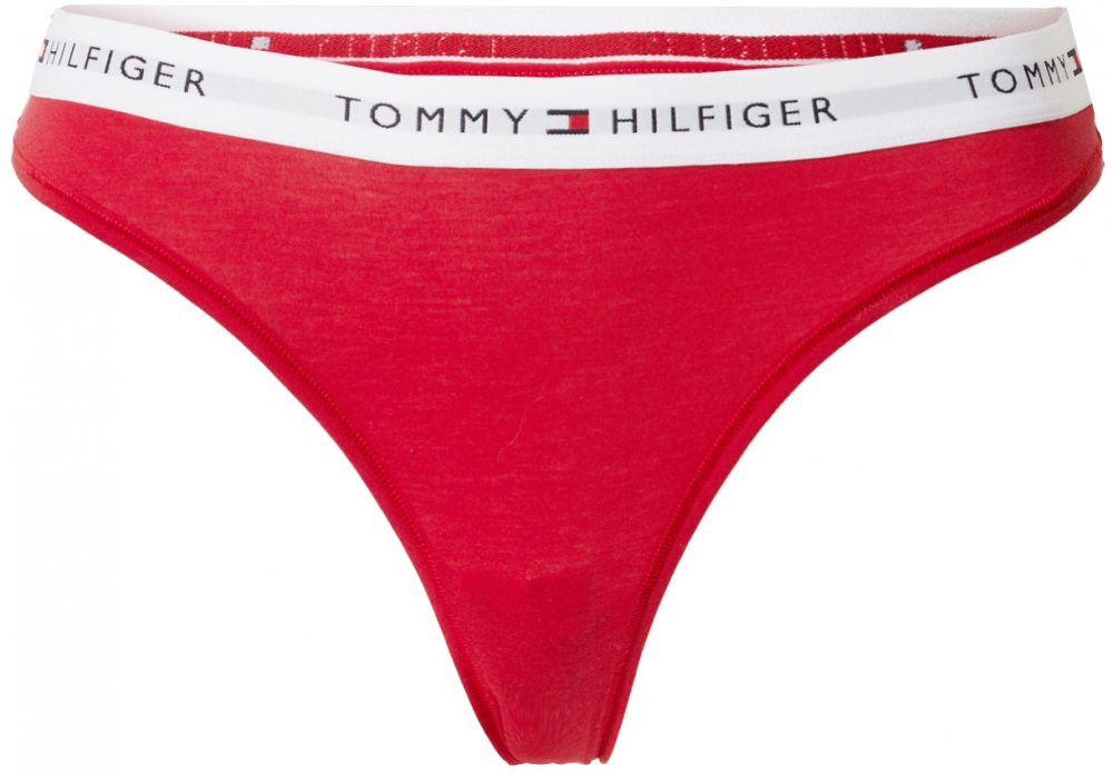 Tommy Hilfiger Underwear Tangá  námornícka modrá / krvavo červená / biela