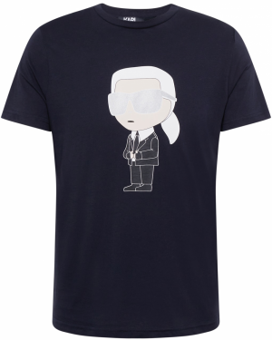 Karl Lagerfeld Tričko  béžová / námornícka modrá / sivá / biela