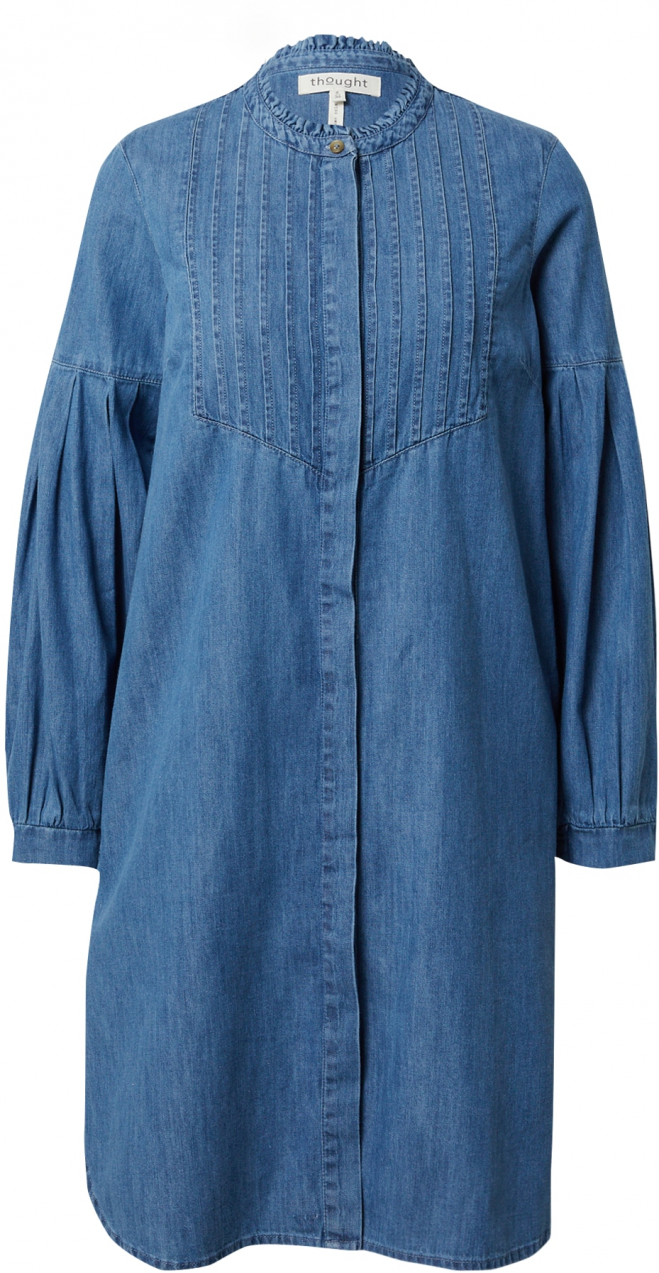 Thought Košeľové šaty  modrá denim