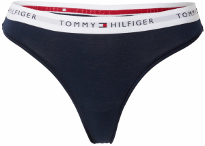 Tommy Hilfiger Underwear Tangá  námornícka modrá / červená / šedobiela