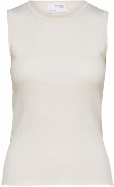 SELECTED FEMME Vyšívaný top 'LYDIA'  béžová