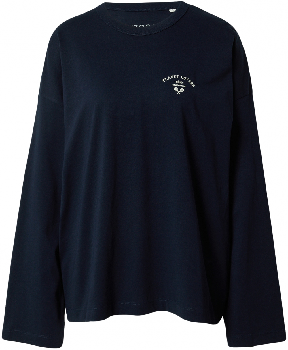 Bizance Paris Tričko 'TREVOR'  námornícka modrá / biela