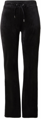Gina Tricot Nohavice 'Melinda velour trousers'  čierna