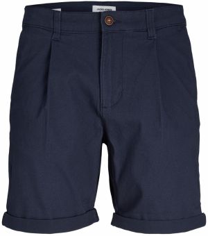 JACK & JONES Plisované nohavice 'RICO DAVE'  námornícka modrá