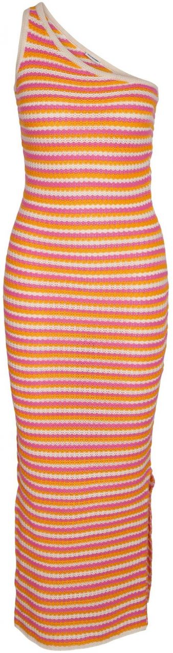 Noisy may Pletené šaty 'Dee'  béžová / orchideová / biela