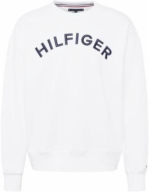 TOMMY HILFIGER Mikina  námornícka modrá / biela